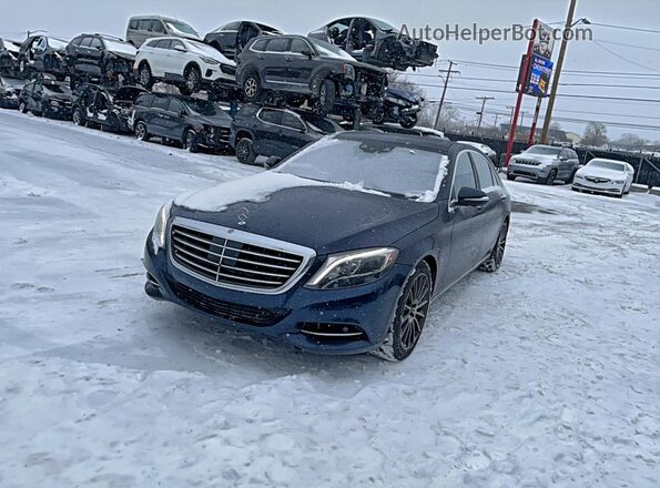WDDUG8FB0HA216706 2017 MERCEDES-BENZ S Синий Задняя правая четверть