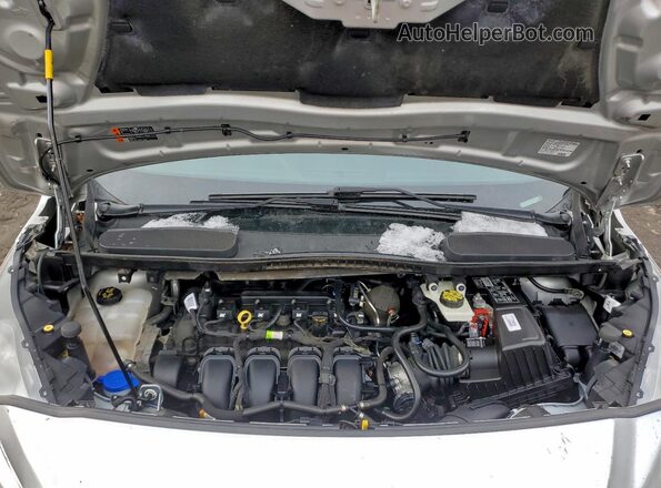 NM0LS7F24K1408567 2019 FORD TRANSIT Silver Widok naklejki z numerem VIN
