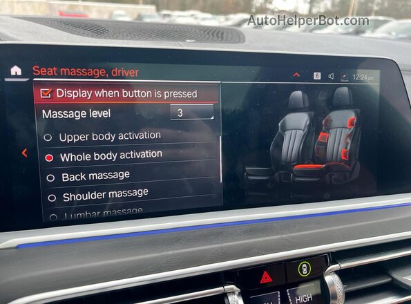 5UXCW2C06N9J79973 2022 BMW X7 Blue Widok tylnych siedzeń
