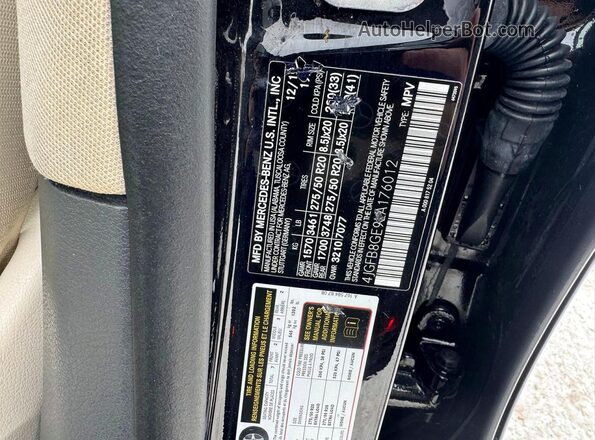 4JGFB8GE9LA176012 2020 MERCEDES-BENZ GLE-CLASS Черный Вид задней части салона