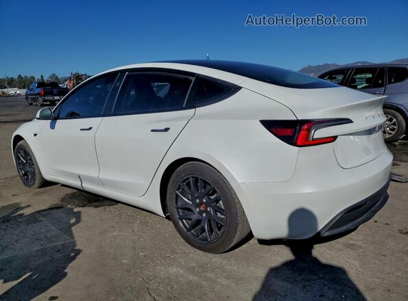 5YJ3E1EA7RF732484 2024 TESLA MODEL Белый Задняя правая четверть