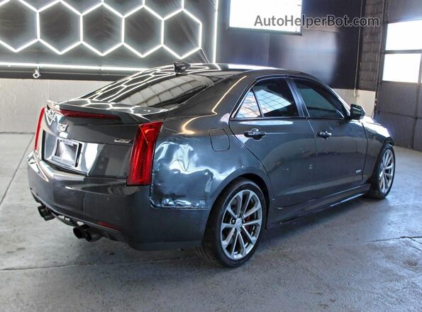 1G6AN5RY2G0133402 2016 CADILLAC ATS-V Серый Передняя правая четверть