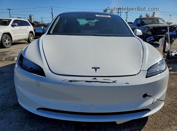 5YJ3E1EA7RF732484 2024 TESLA MODEL Белый Вид сзади