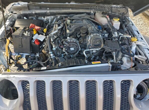 1C6HJTAGXRL103569 2024 JEEP GLADIATOR Серебряный Вид подкапотного пространства