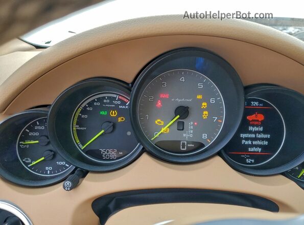 WP1AE2A20HLA69345 2017 PORSCHE CAYENNE White უკანა სავარძლების ხედი