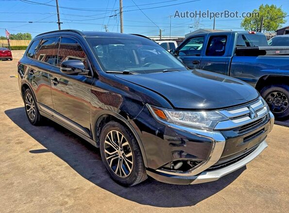 JA4AD3A32GZ004716 2016 MITSUBISHI OUTLANDER Черный Задняя левая четверть