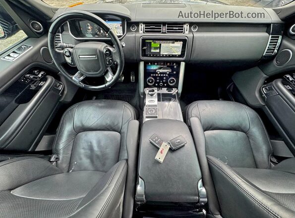 SALGS2RU8NA467056 2022 LAND ROVER RANGE Черный Вид щитка приборов