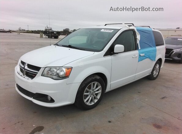 2C4RDGCGXJR215714 2018 DODGE CARAVAN Белый Задняя левая четверть