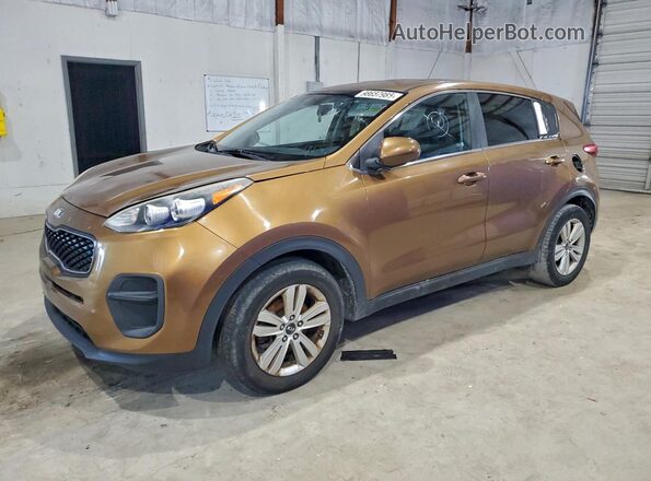 KNDPM3AC5H7034645 2017 KIA SPORTAGE Коричневый Задняя левая четверть