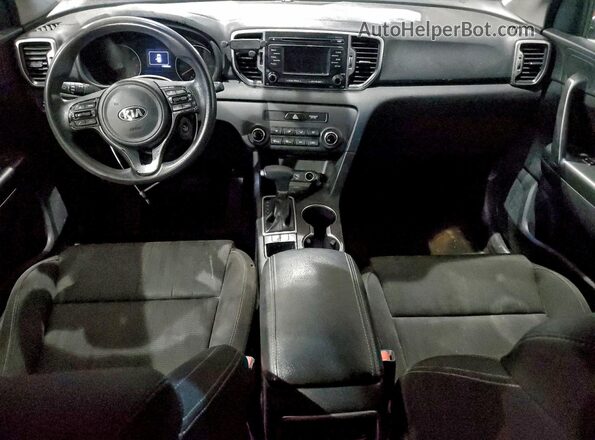 KNDPM3AC5H7034645 2017 KIA SPORTAGE Коричневый Вид щитка приборов