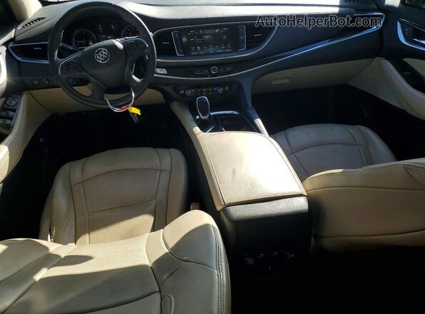 5GAERBKW1JJ142802 2018 BUICK ENCLAVE Brown Widok zestawu wskaźników