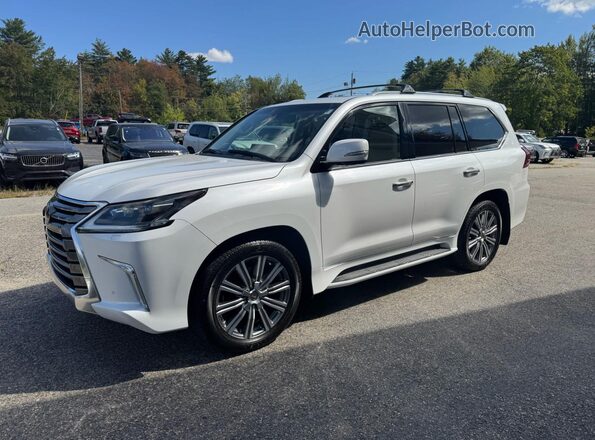 JTJHY7AX0G4198272 2016 LEXUS LX570 Белый Задняя правая четверть