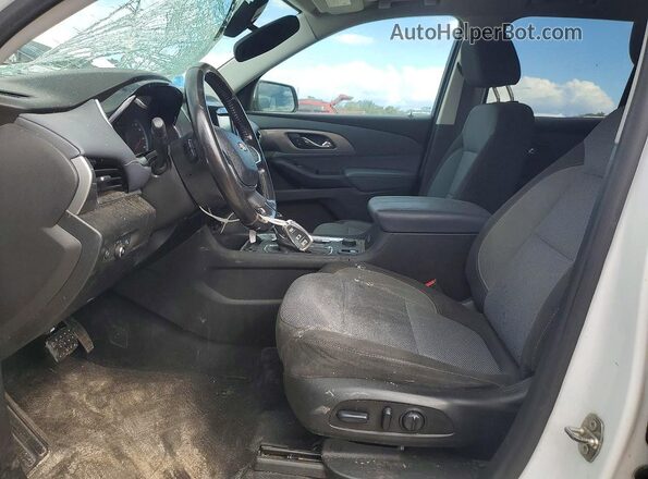 1GNERGKW1JJ229652 2018 CHEVROLET TRAVERSE Белый Вид панели приборов