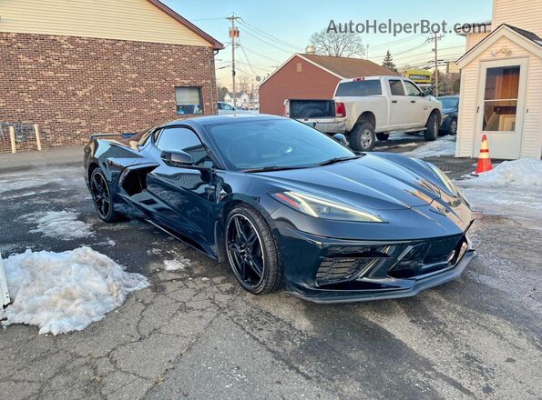 1G1YB2D45P5123840 2023 CHEVROLET CORVETTE Черный Вид спереди