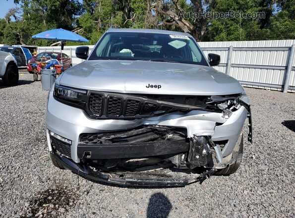 1C4RJKBG4P8701839 2023 JEEP GRAND CHER Silver Widok z tyłu