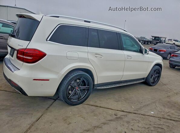 4JGDF7DE2HA792216 2017 MERCEDES-BENZ GLS-CLASS Белый Передняя правая четверть