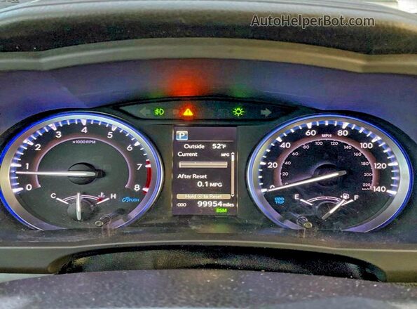 5TDJZRFH7KS599622 2019 TOYOTA LE Черный Вид щитка приборов