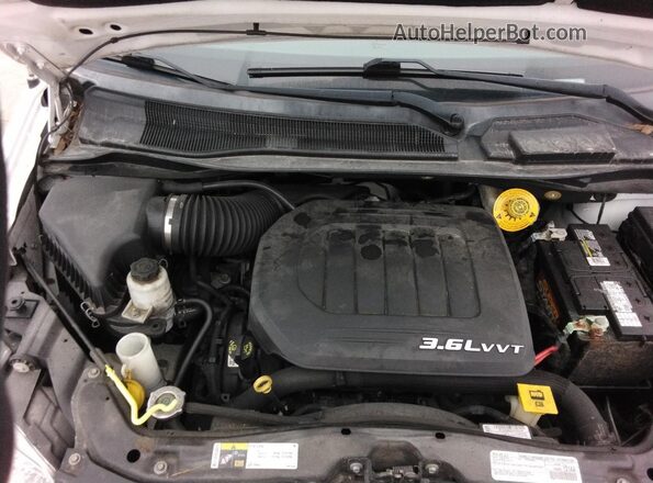 2C4RDGCGXJR215714 2018 DODGE CARAVAN Белый Вид наклейки с VIN-кодом