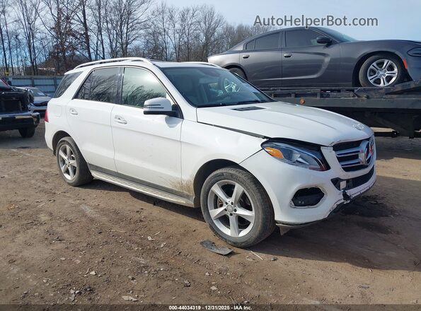4JGDA5HB1HA901350 2017 MERCEDES-BENZ GLE 350 Белый Передняя правая четверть