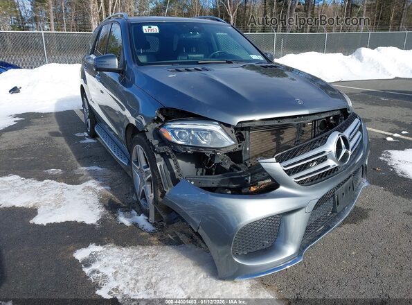 4JGDA5HB1JB039215 2018 MERCEDES-BENZ GLE 350 Серый Вид спереди