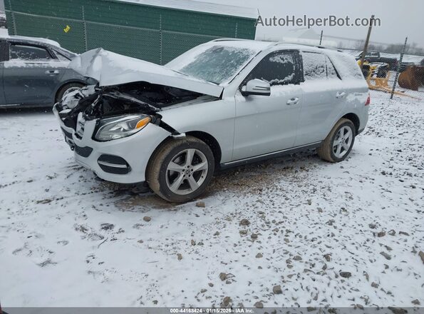 4JGDA5HB1JB089757 2018 MERCEDES-BENZ GLE 350 Серебряный Передняя левая четверть