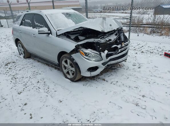 4JGDA5HB1JB089757 2018 MERCEDES-BENZ GLE 350 Серебряный Передняя правая четверть