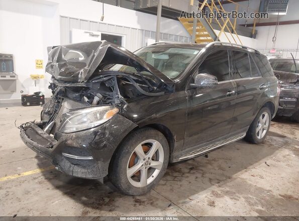 4JGDA5HB6JB058097 2018 MERCEDES-BENZ GLE 350 Черный Передняя левая четверть
