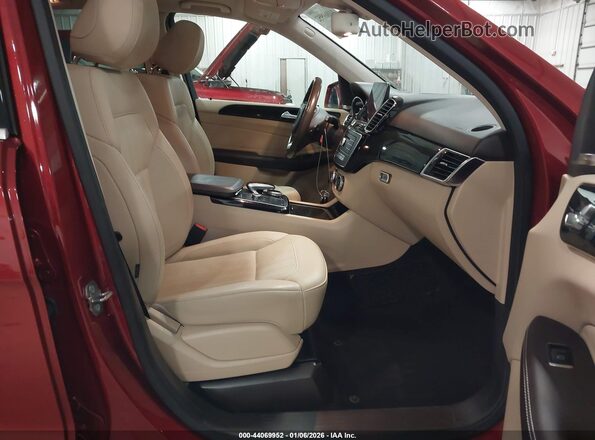 4JGDA5HB7JB155275 2018 MERCEDES-BENZ GLE 350 Красный Вид салона спереди