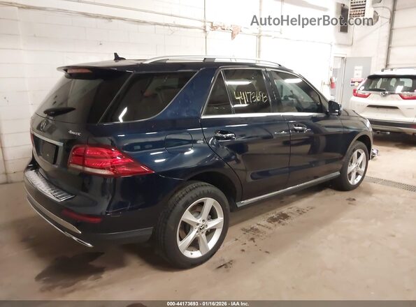 4JGDA5HB8HA937181 2017 MERCEDES-BENZ GLE 350 Синий Задняя правая четверть