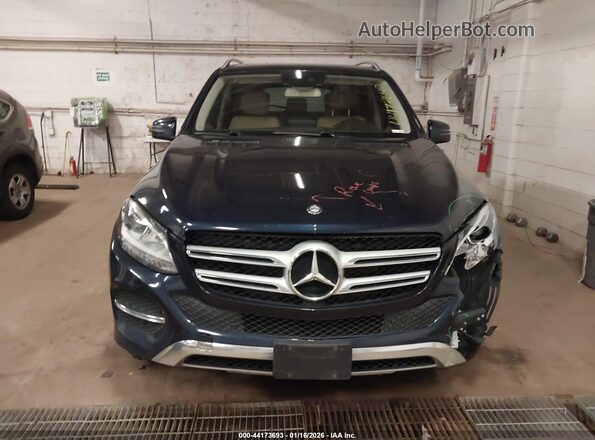 4JGDA5HB8HA937181 2017 MERCEDES-BENZ GLE 350 Синий Вид щитка приборов