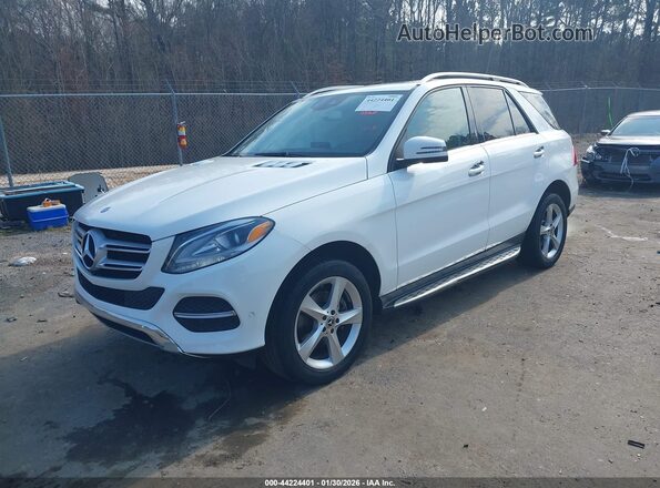 4JGDA5JB0HA943082 2017 MERCEDES-BENZ GLE 350 White წინა მარცხენა ხედი სამი მეოთხედიდან