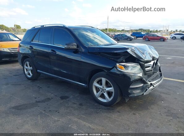 4JGDA5JB0JB158707 2018 MERCEDES-BENZ GLE 350 Black წინა მარჯვენა