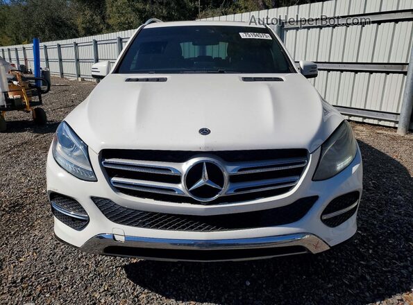 4JGDA5JB2JB075134 2018 MERCEDES-BENZ GLE Белый Вид спереди