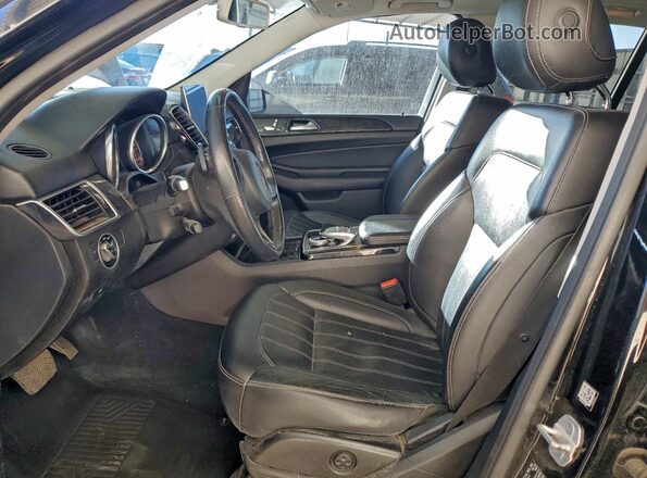 4JGDA5JB4GA665690 2016 MERCEDES-BENZ GLE Черный Вид салона спереди