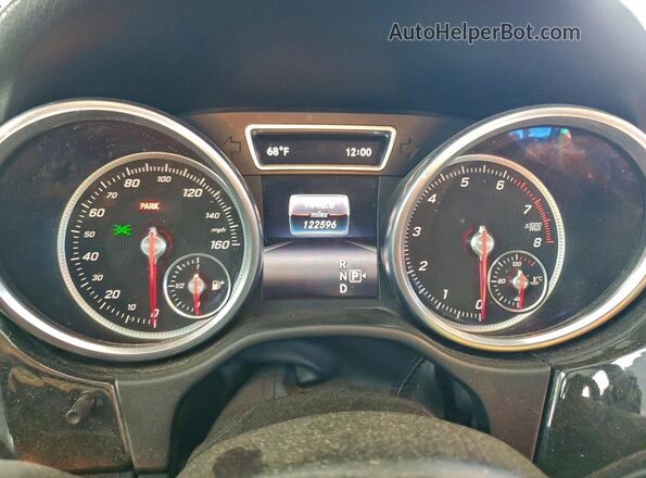 4JGDA5JB4GA665690 2016 MERCEDES-BENZ GLE Черный Вид щитка приборов
