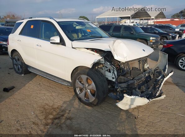 4JGDA5JB5JB058148 2018 MERCEDES-BENZ GLE 350 Белый Передняя правая четверть