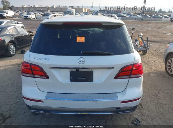 4JGDA5JB5JB058148 2018 MERCEDES-BENZ GLE 350 Белый 