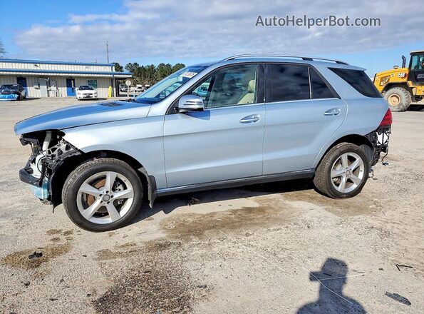4JGDA5JB7GA703123 2016 MERCEDES-BENZ GLE Синий Передняя левая четверть