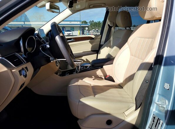 4JGDA5JB7GA703123 2016 MERCEDES-BENZ GLE Синий Вид салона спереди