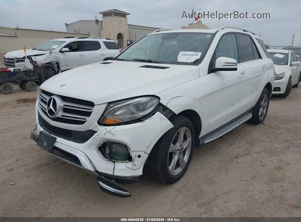 4JGDA5JB8HA921895 2017 MERCEDES-BENZ GLE 350 White Передня ліва чверть