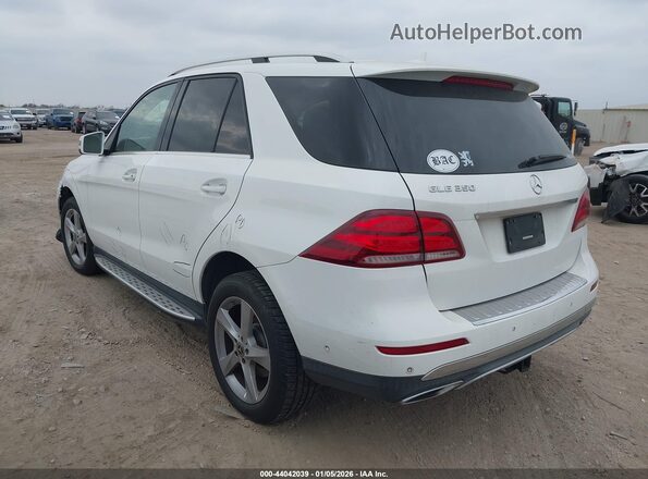 4JGDA5JB8HA921895 2017 MERCEDES-BENZ GLE 350 White Задня ліва чверть