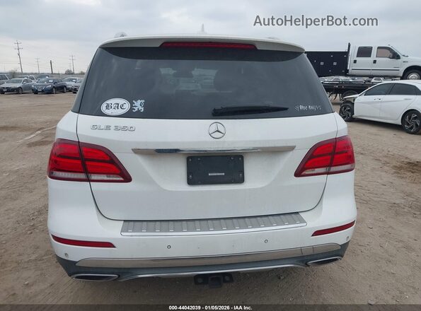 4JGDA5JB8HA921895 2017 MERCEDES-BENZ GLE 350 White 