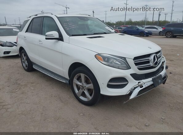 4JGDA5JB8HA921895 2017 MERCEDES-BENZ GLE 350 White Передня права чверть