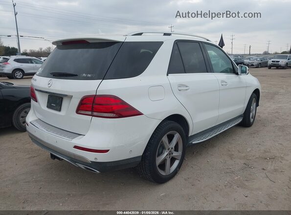 4JGDA5JB8HA921895 2017 MERCEDES-BENZ GLE 350 White Задня права чверть