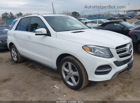 4JGDA5JB8JB134347 2018 MERCEDES-BENZ GLE 350 Белый Передняя правая четверть