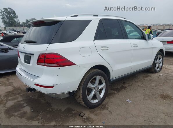 4JGDA5JB8JB134347 2018 MERCEDES-BENZ GLE 350 Белый Задняя правая четверть