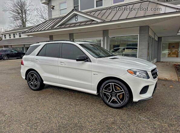 4JGDA6EB6JB072804 2018 MERCEDES-BENZ GLE White Vista tres cuartos delantera izquierda