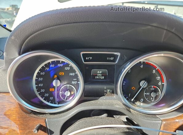 4JGDF2EE6GA646059 2016 MERCEDES-BENZ GL-CLASS Белый Вид щитка приборов