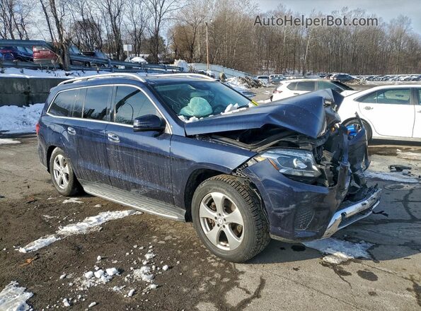 4JGDF6EE0HA897409 2017 MERCEDES-BENZ GLS Blue Передня права чверть