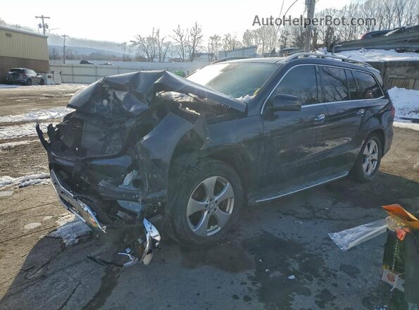 4JGDF6EE0HA897409 2017 MERCEDES-BENZ GLS Blue Передня ліва чверть